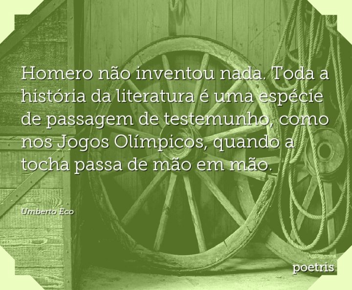 Homero não inventou nada