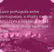 Luzir português entre portugueses, e muito menos luzir com a sua luz