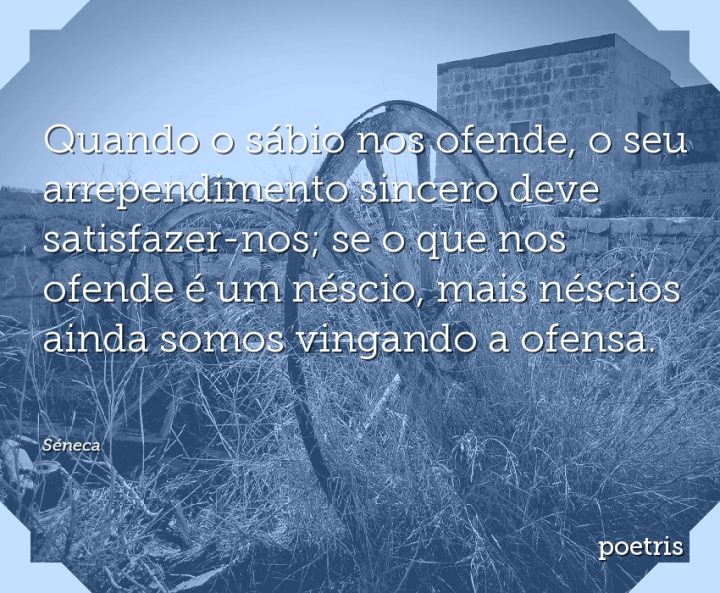 Quando o sábio nos ofende