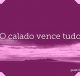 O calado vence tudo