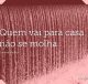 Quem vai para casa não se molha