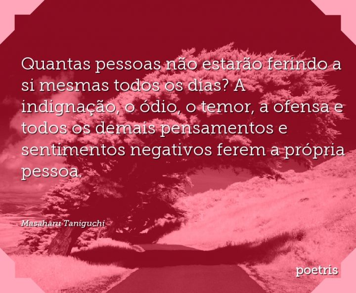 Quantas pessoas não estarão ferindo a si mesmas todos os dias