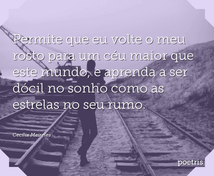 Permite que eu volte o meu rosto para um céu maior que este mundo