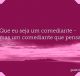 Que eu seja um comediante - mas um comediante que pensa