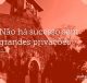 Não há sucesso sem grandes privações