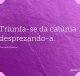 Triunfa-se da calúnia desprezando-a